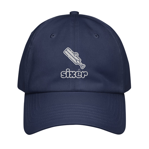 Cricket Sixer - Dynamic Dad Hat - Navy - Hats