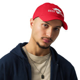 Mustache Magic - Best Dad Hat - Red - Hats