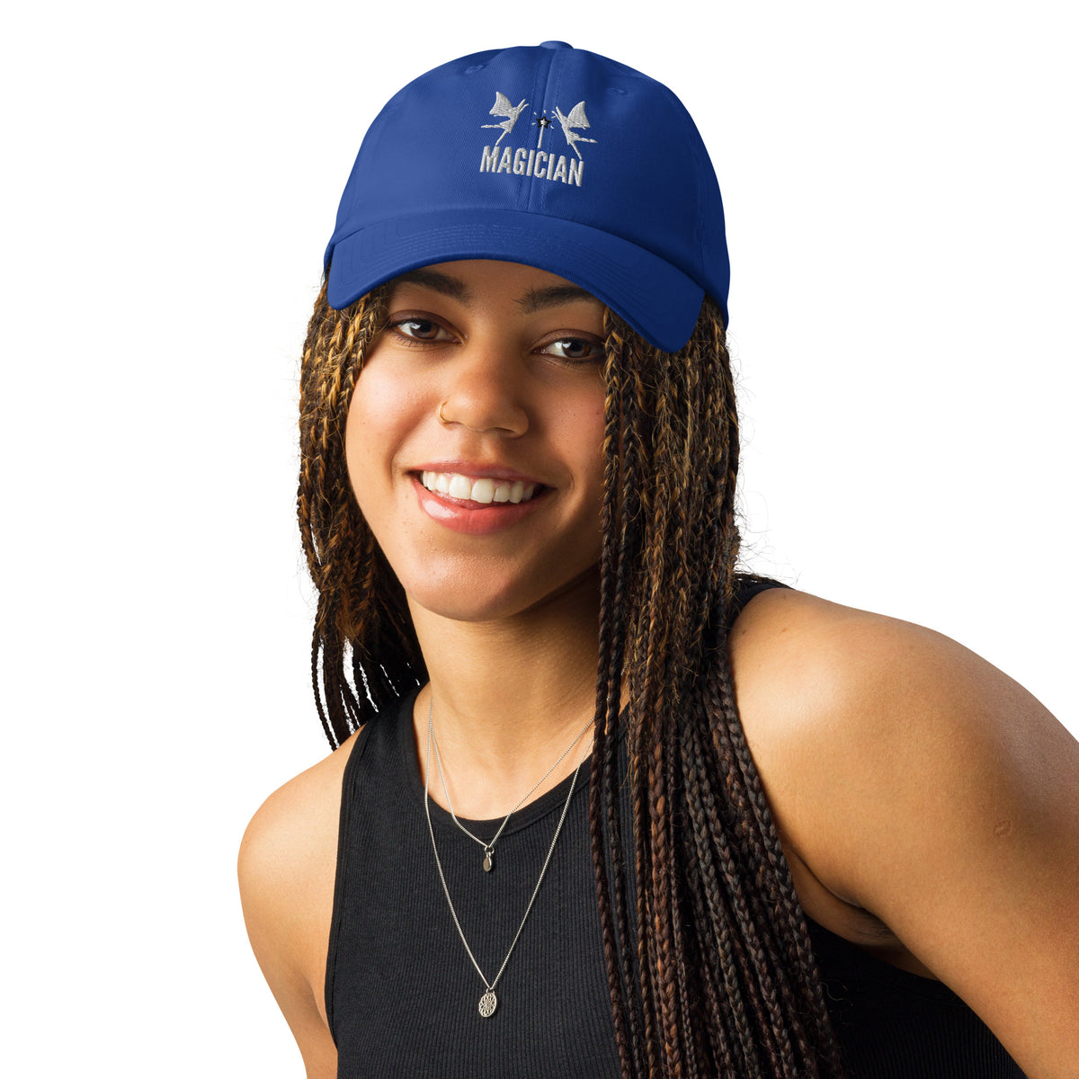 Fantasy Flair - Magician Dad Hat - Royal Blue - Hats