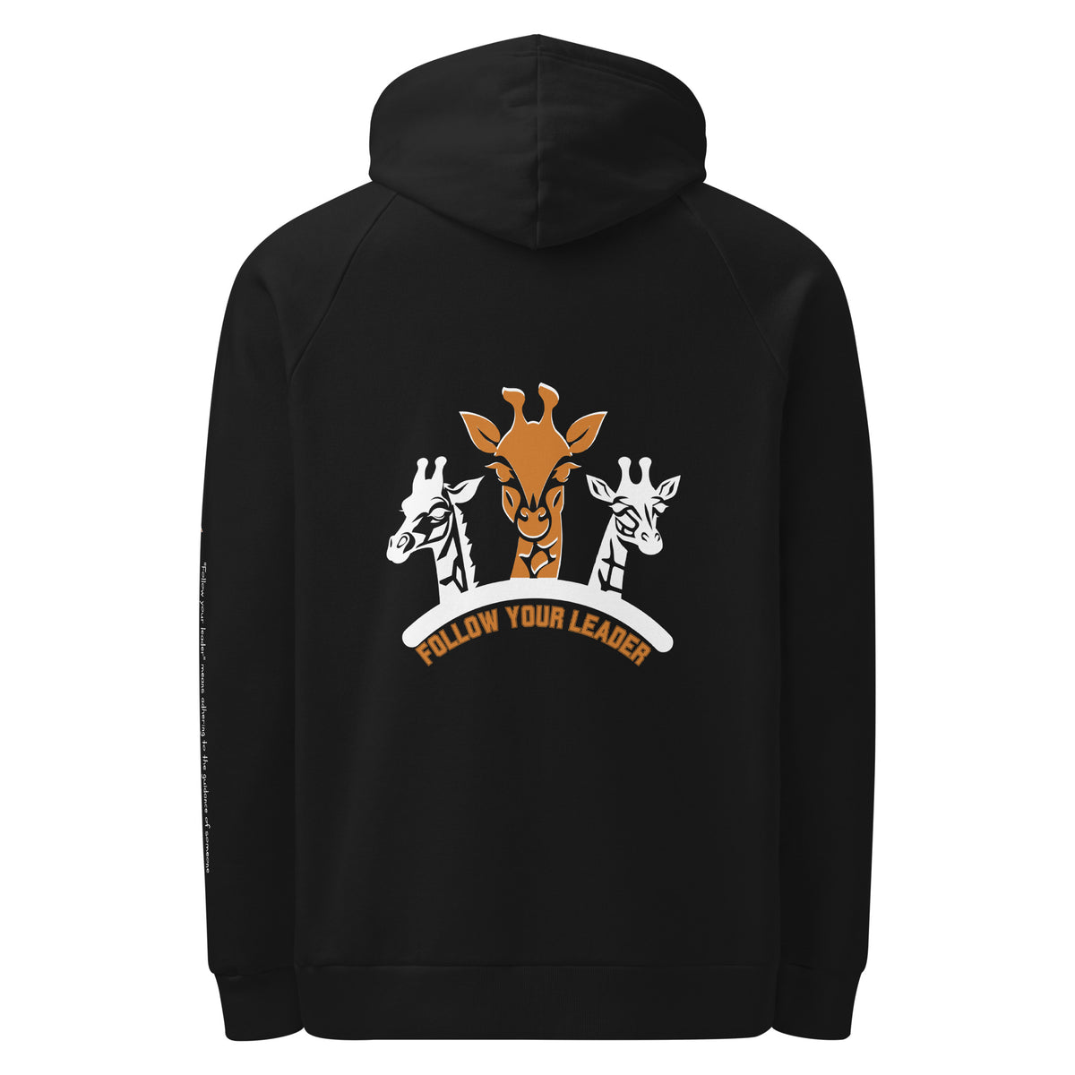 Leadership in Style - Giraffe Hoodie - Black - Hoodies