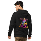 Through Every Challenge - Neon Skull Hoodie - - Hoodies