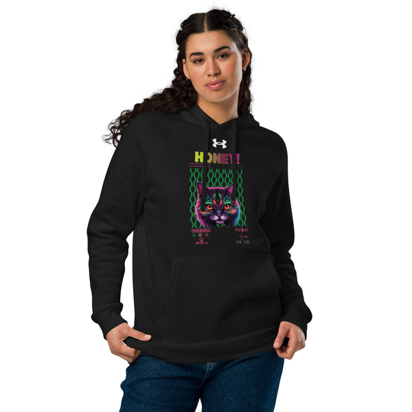 Colorful Cat Magic - Honey-Inspired Hoodie - Black - Hoodies