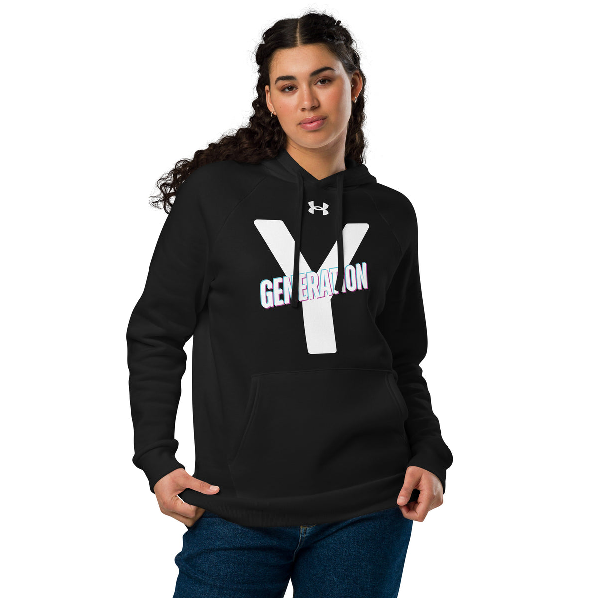 The Future Is Millennial - Bold & Modern Gen Y Design - Black - Hoodies