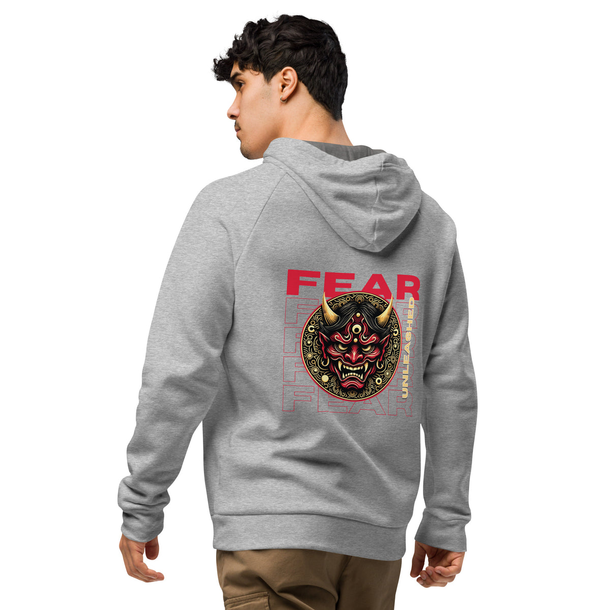 Bold and Fierce - The Fear Unleashed Hoodie - Grey - Hoodies