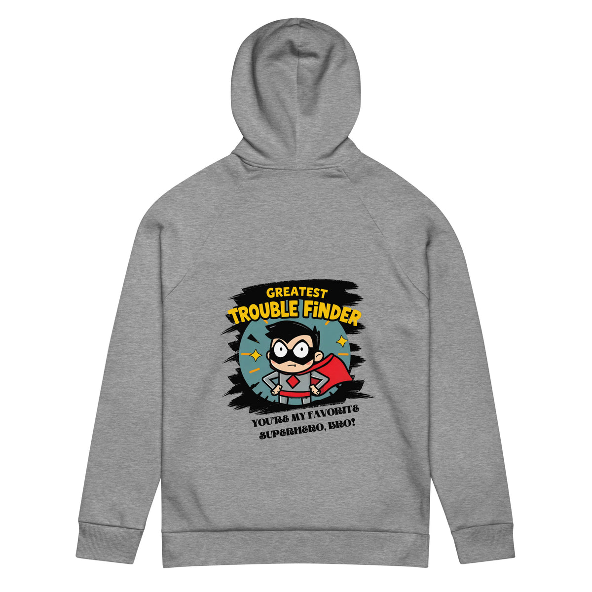 Greatest Trouble Finder - Superhero Style Hoodie - - Hoodies