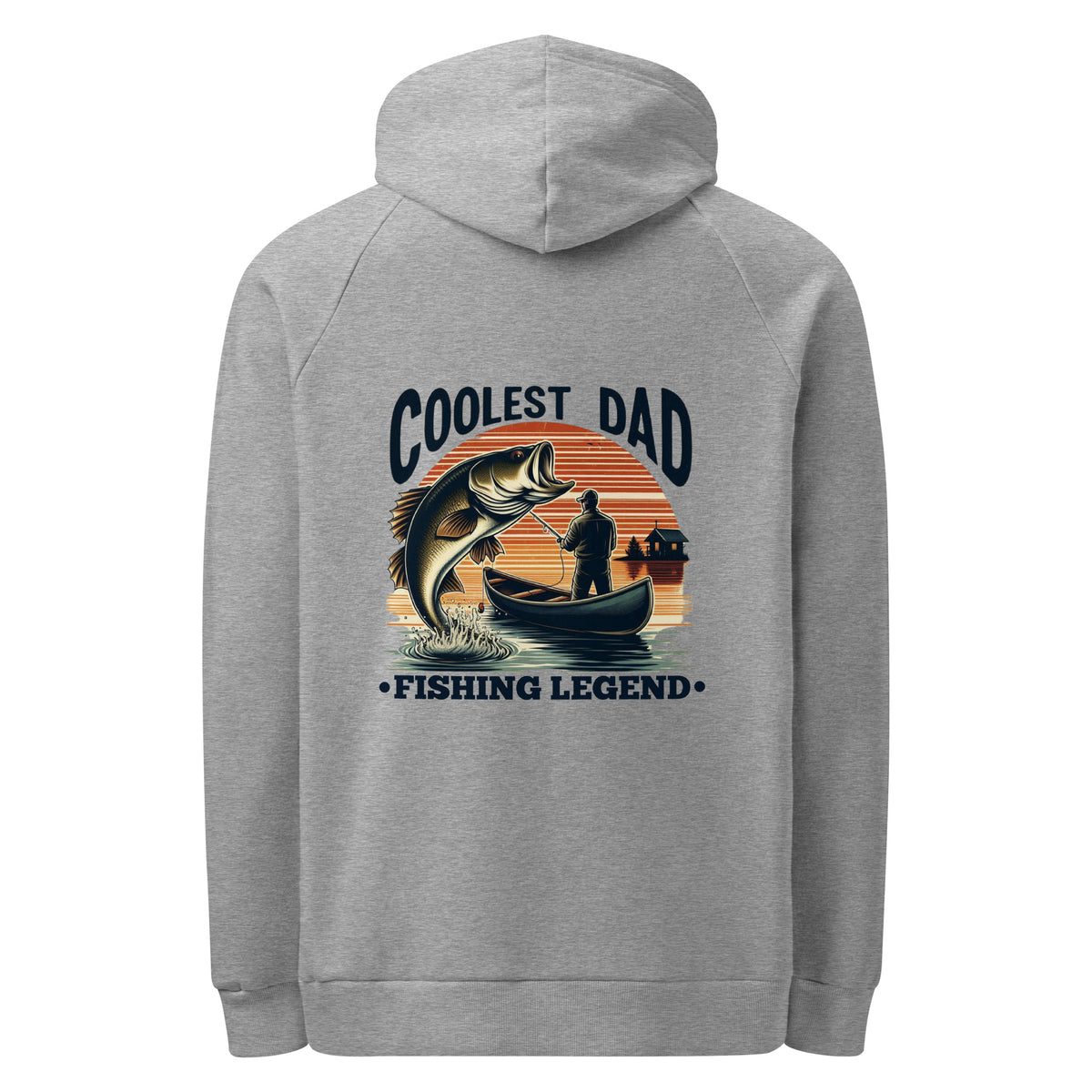 Reel in the Fun - Coolest Dad Fishing Hoodie - Grey - Hoodies