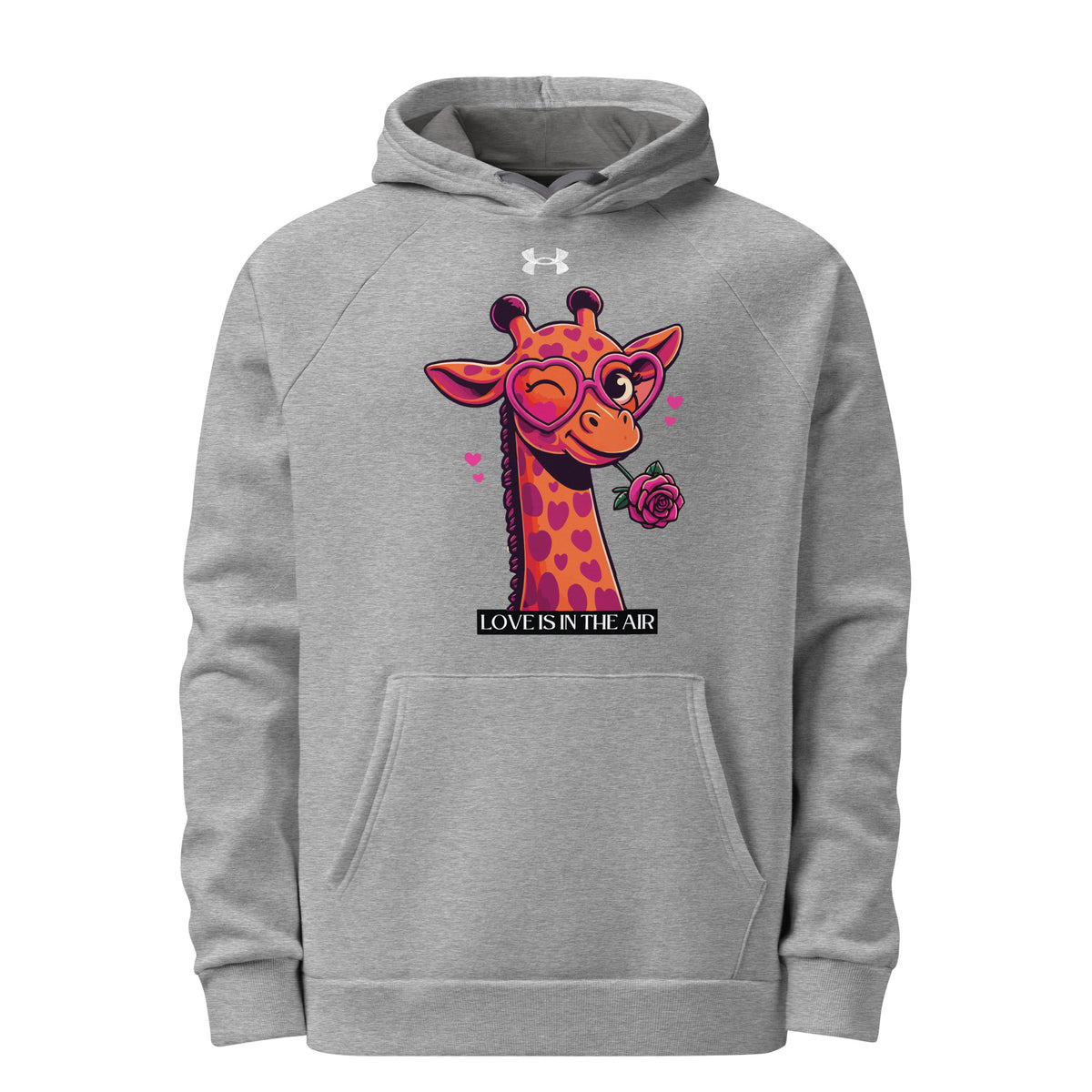 Heartfelt Giraffe - Love is in the Air - - Hoodies