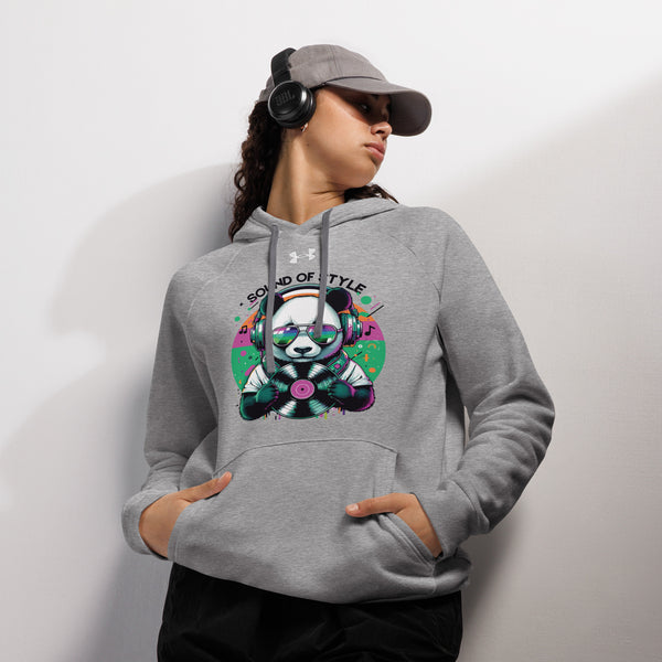 Cool Panda, Hot Tracks - DJ-Inspired Hoodie - Grey - Hoodies