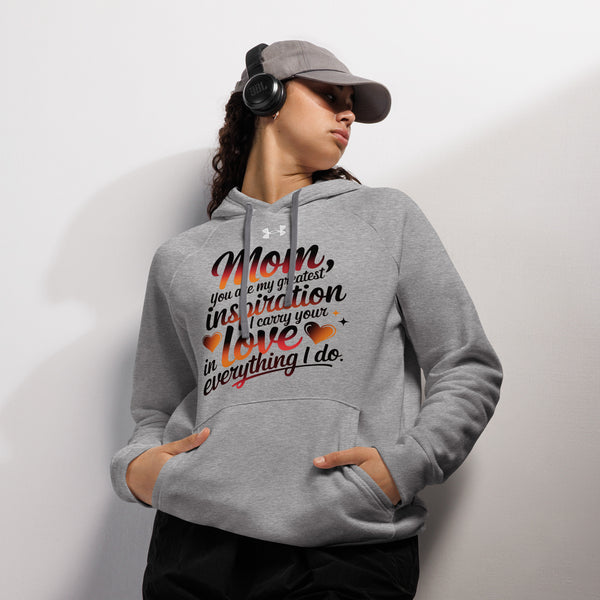 Carrying Love - Inspirational Mom Tribute - Grey - Hoodies