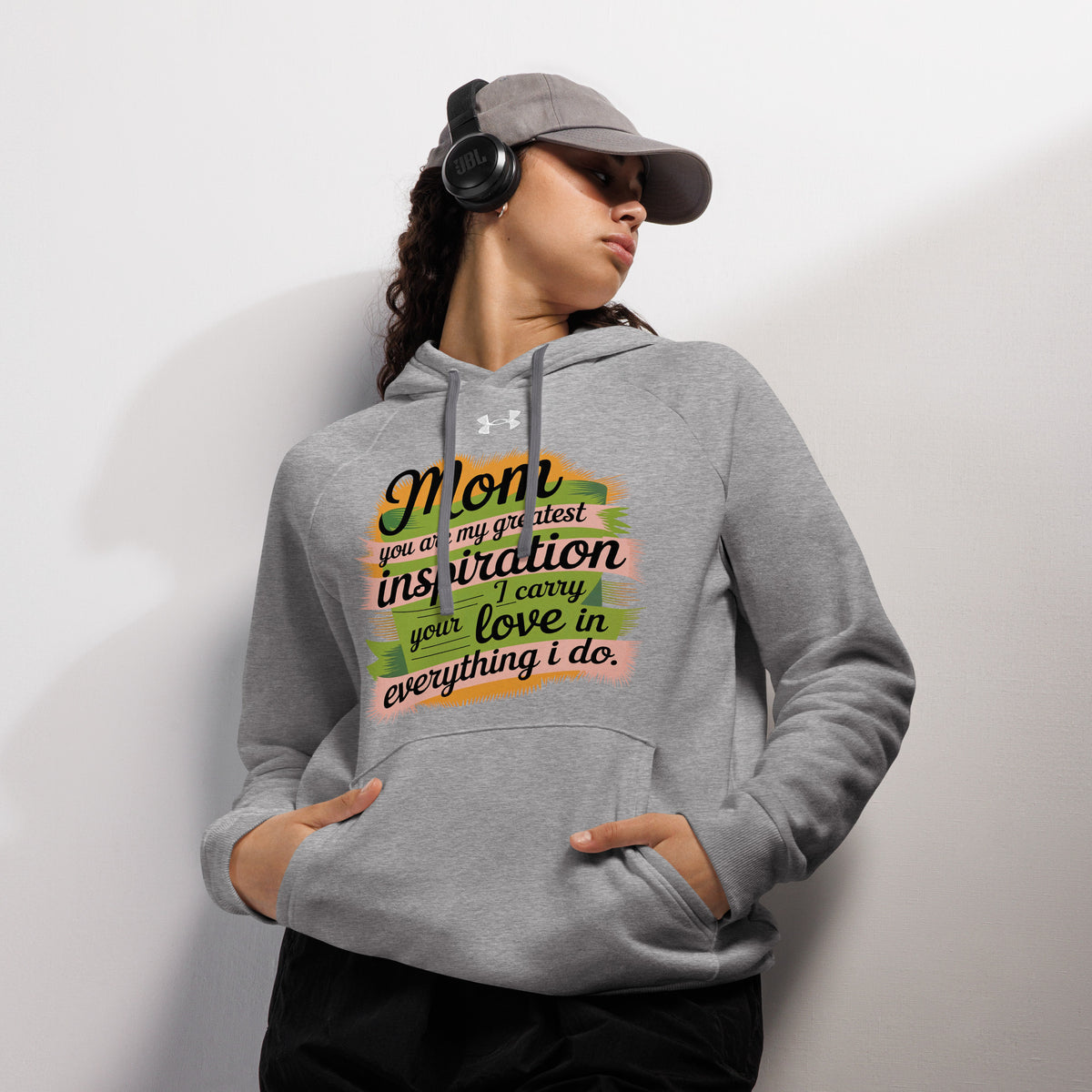 Guided by Love - Inspirational Mom Hoodie - Grey - Hoodies