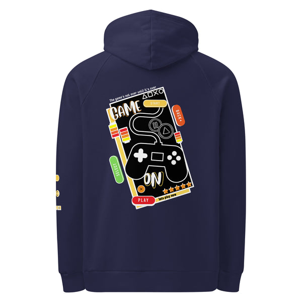 Game Over? Never - Iconic Gamer Hoodie - Navy - Hoodies