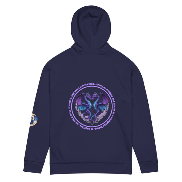 Dragon's Embrace - Mythical Hoodie Design - - Hoodies