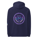 Dragon's Embrace - Mythical Hoodie Design - Navy - Hoodies