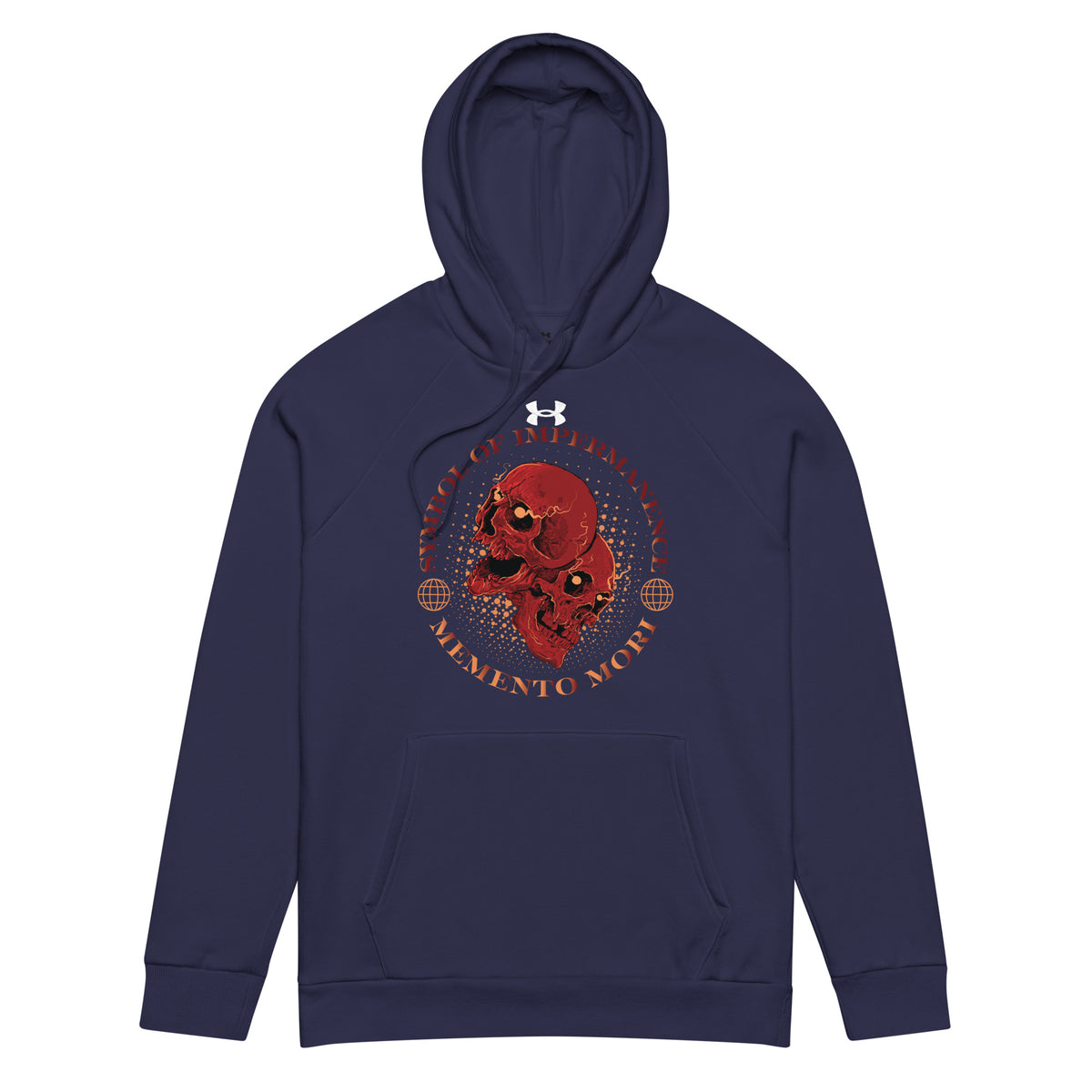 Red Skulls - Embrace Life’s Impermanence Hoodie - - Hoodies