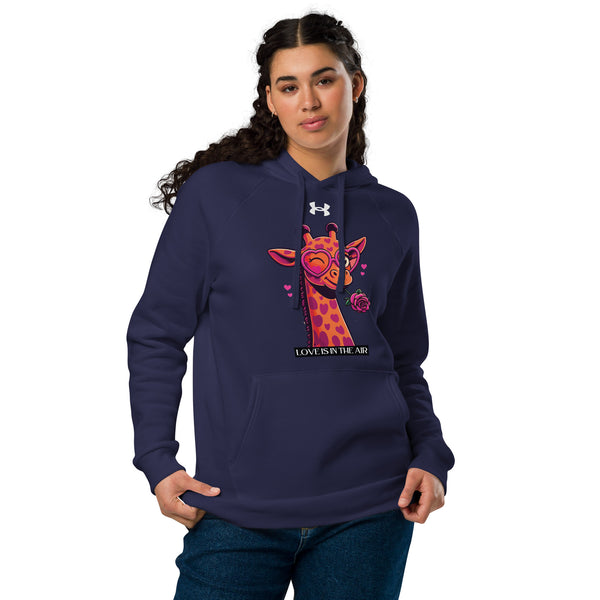 Heartfelt Giraffe - Love is in the Air - Navy - Hoodies