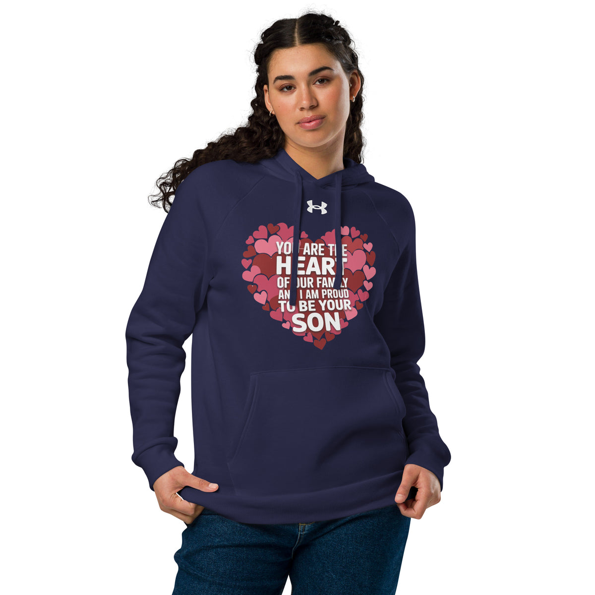 Family Bonds - Wrapped in Comfort - Navy - Hoodies