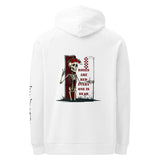 Life & Death - Whimsical Skeleton Hoodie - White - Hoodies