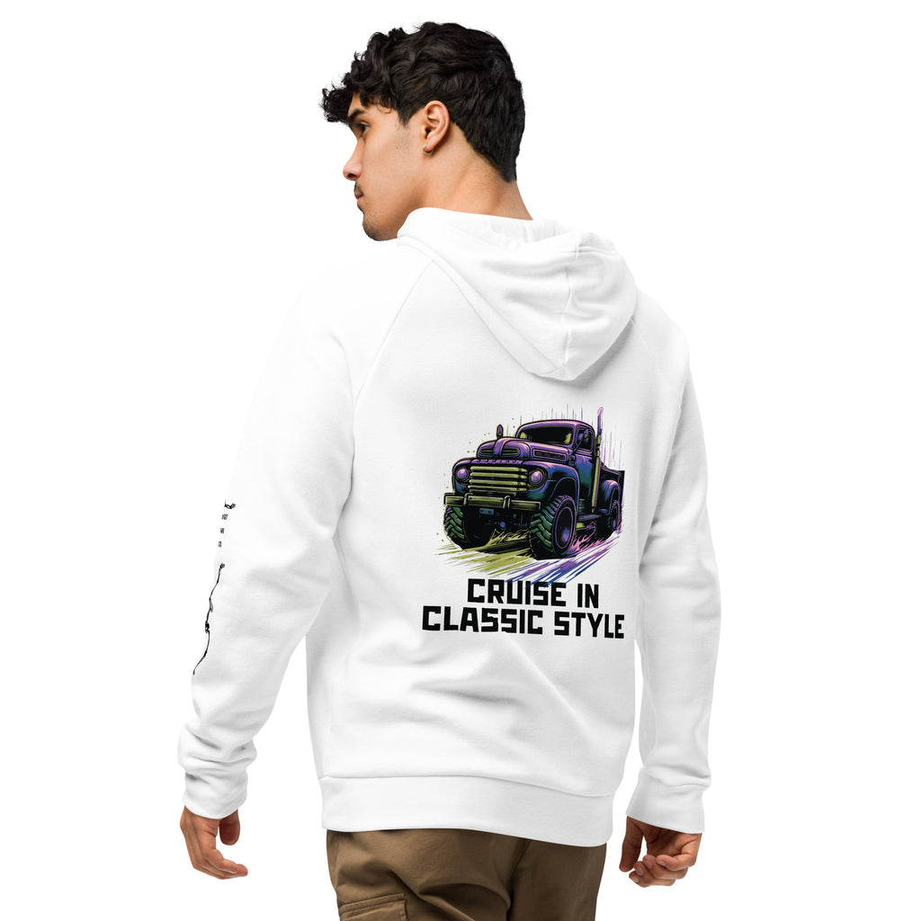 Bold & Vintage - Classic Truck Appeal - White - Hoodies