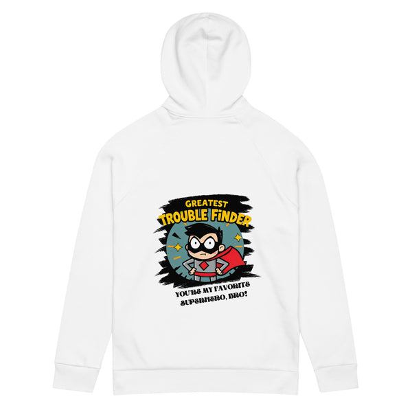 Greatest Trouble Finder - Superhero Style Hoodie - - Hoodies