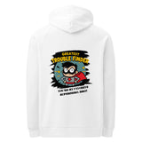 Greatest Trouble Finder - Superhero Style Hoodie - White - Hoodies