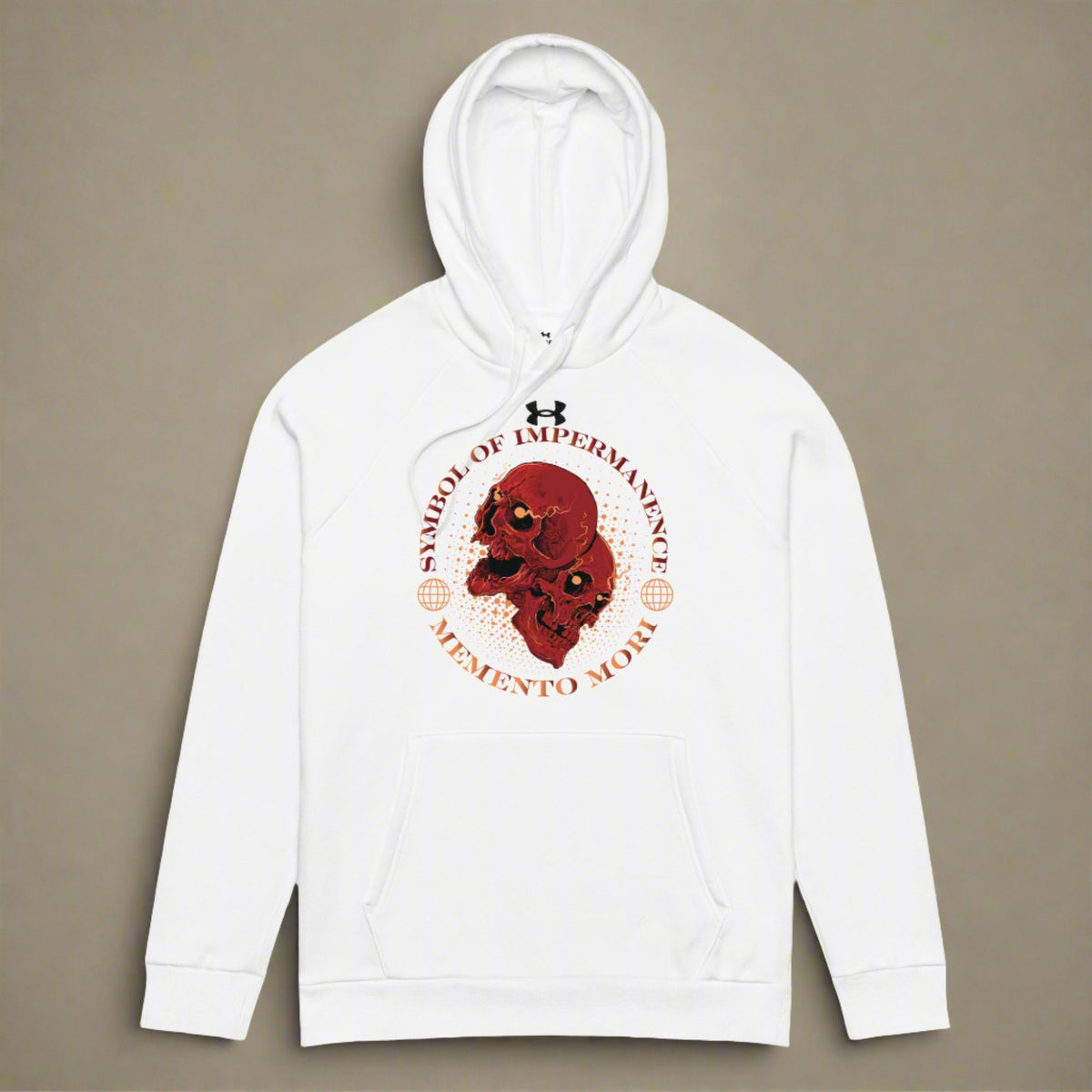 Red Skulls - Embrace Life’s Impermanence Hoodie - - Hoodies