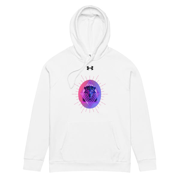 Neon Majesty - Lion's Mystical Aura Hoodie - - Hoodies