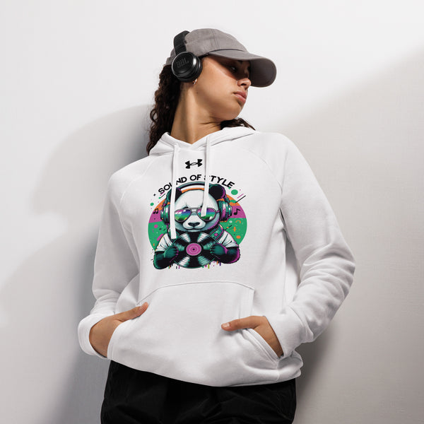 Cool Panda, Hot Tracks - DJ-Inspired Hoodie - White - Hoodies