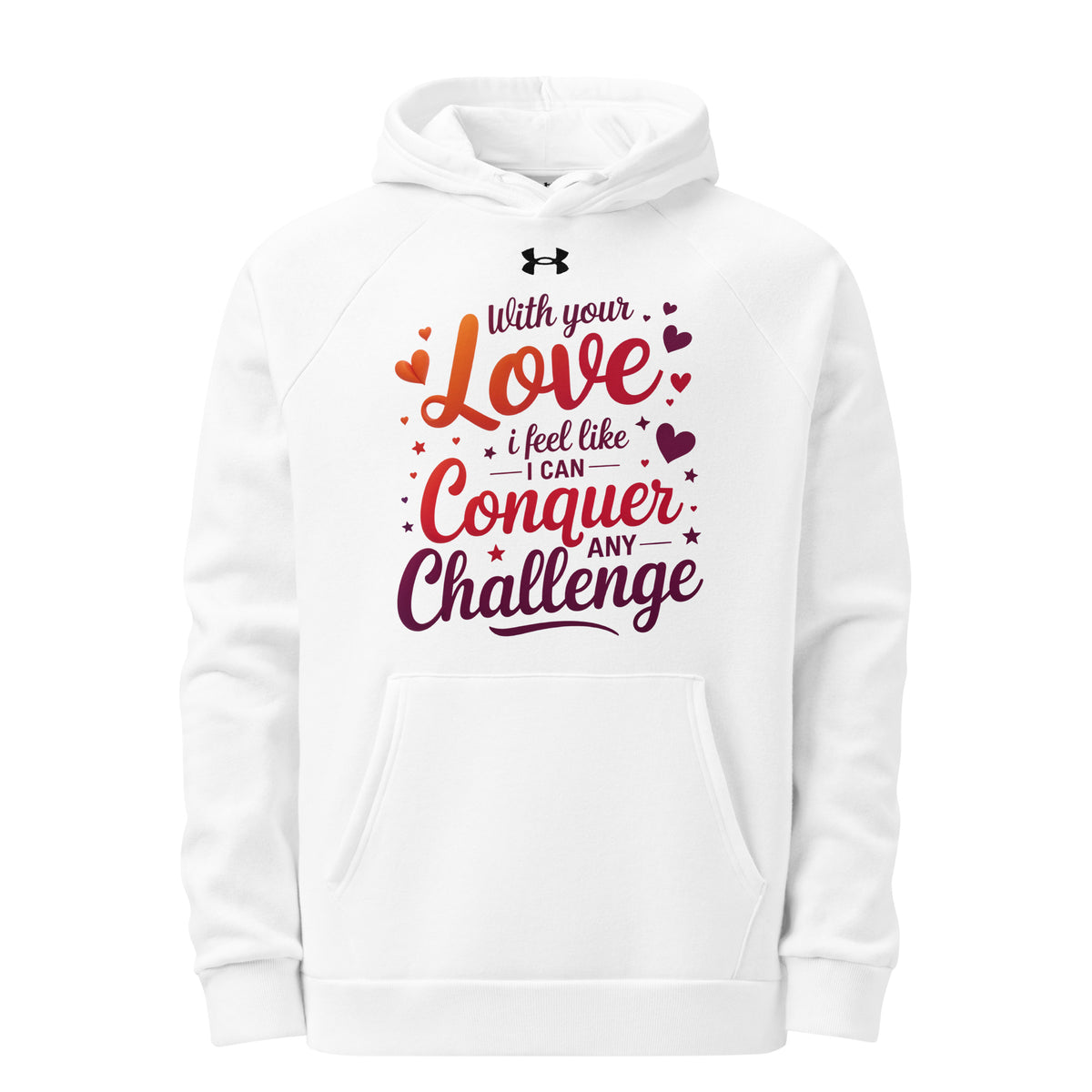 Challenges Fade, Love Persists - Empowering Wear - - Hoodies