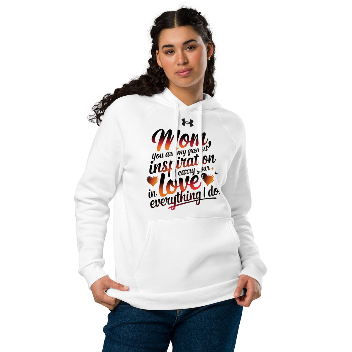 Carrying Love - Inspirational Mom Tribute - - Hoodies