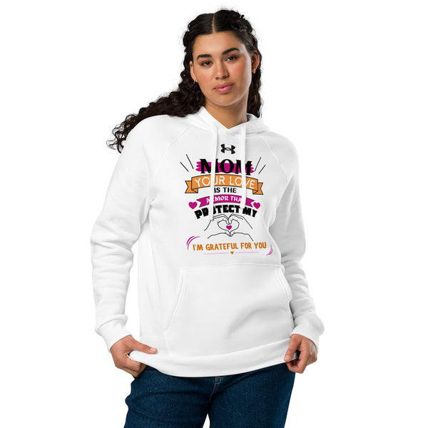 Embrace of Strength - Mom's Love Armor Hoodie - - Hoodies