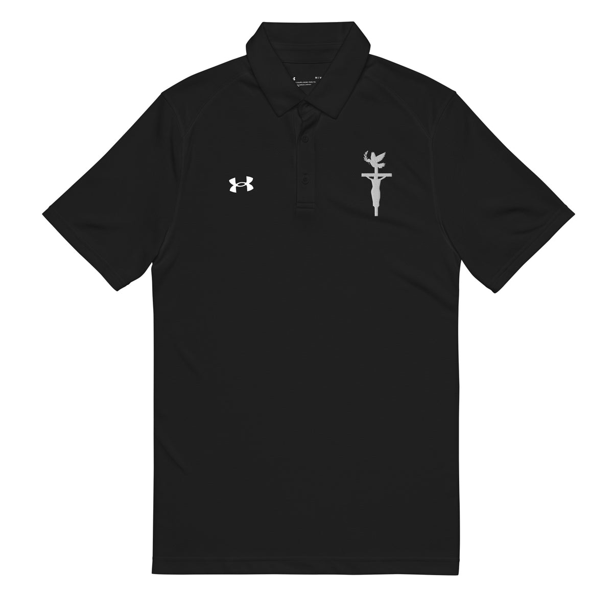 Faith & Tranquility - Christian Symbolism Polo - - Polo Shirts