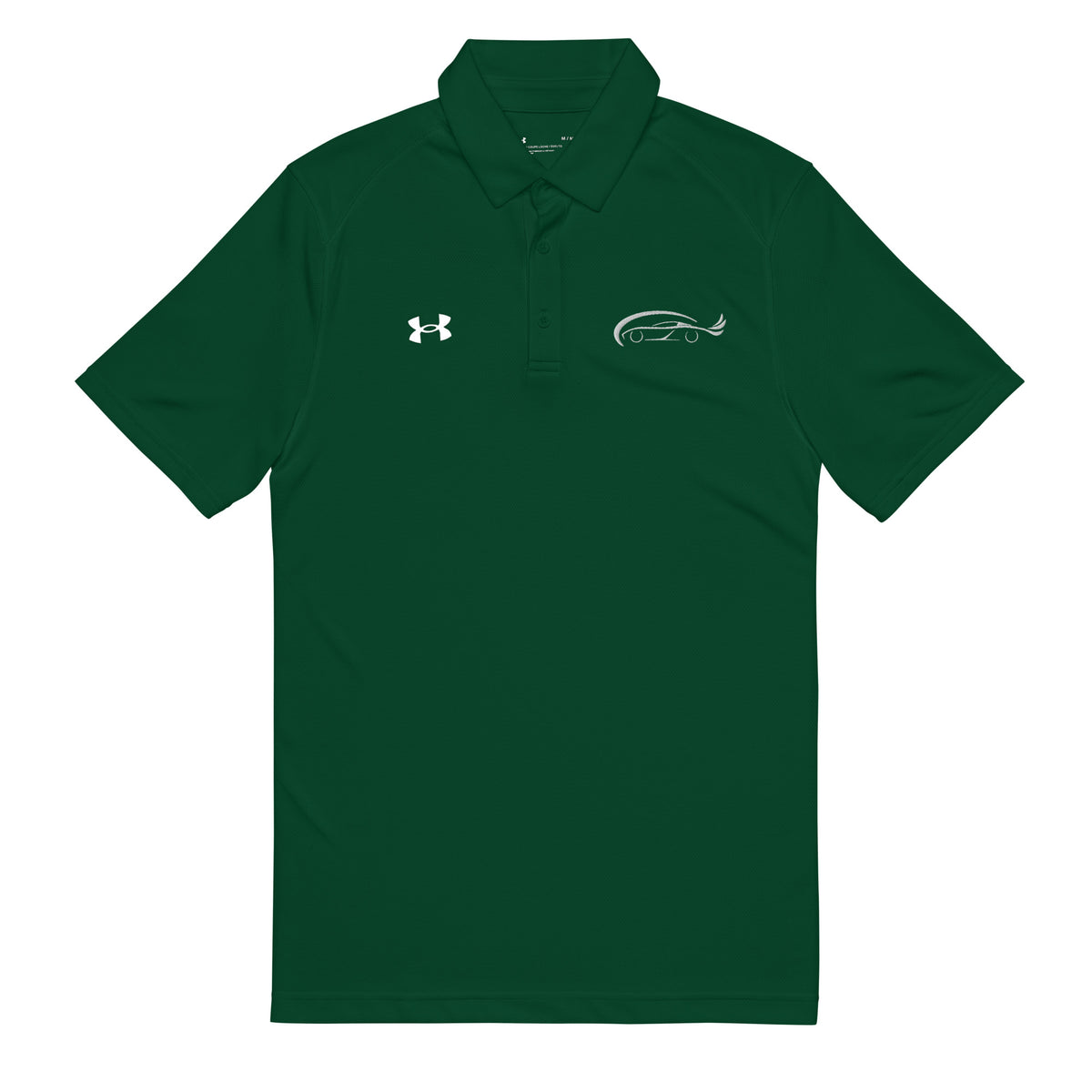 Streamlined Elegance - Modern Car Design Polo - - Polo Shirts