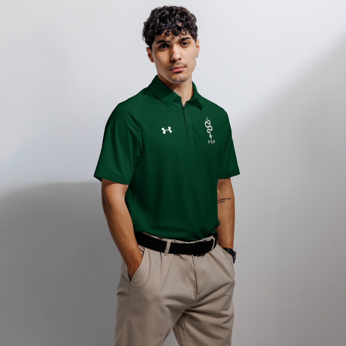 Aspire with Asp - Under Armour Polo - Forest Green - Polo Shirts