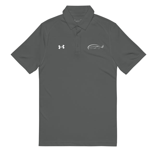 Streamlined Elegance - Modern Car Design Polo - - Polo Shirts