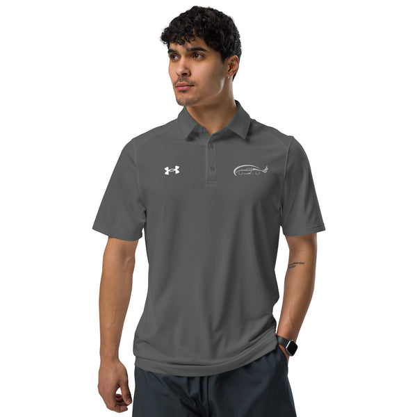 Streamlined Elegance - Modern Car Design Polo - - Polo Shirts