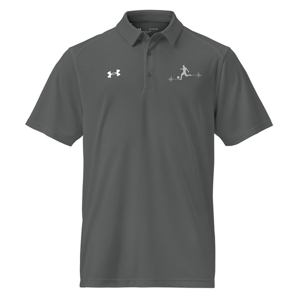 Heartbeat of Soccer - Passion in Motion Polo - Grey - Polo Shirts