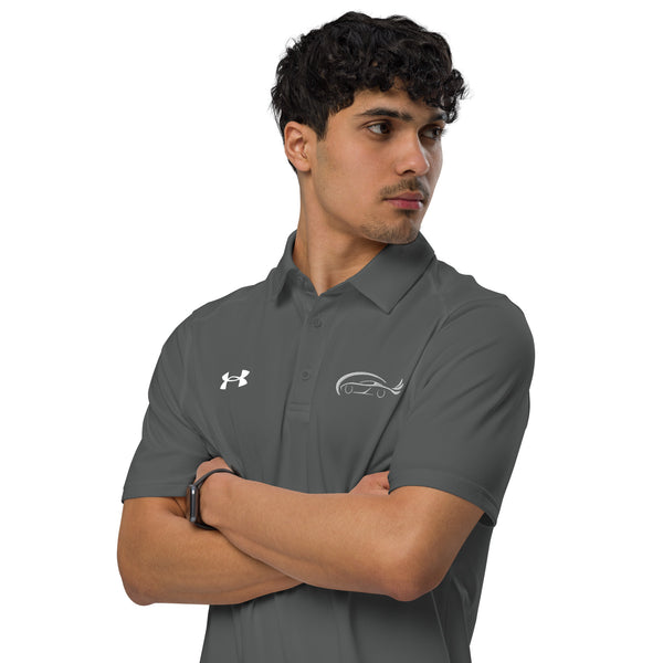 Streamlined Elegance - Modern Car Design Polo - - Polo Shirts