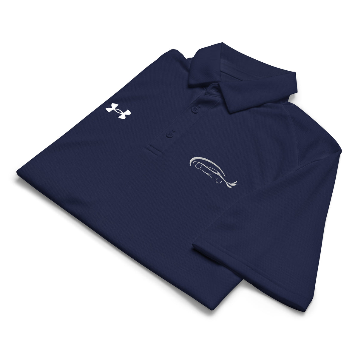 Streamlined Elegance - Modern Car Design Polo - - Polo Shirts