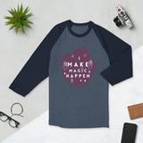 Conjure Your Dreams- Make Magic Happen Shirt - Heather Denim Navy - T-shirts