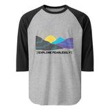 Explore Fearlessly - Adventurous Mountain T-Shirt - - T-shirts