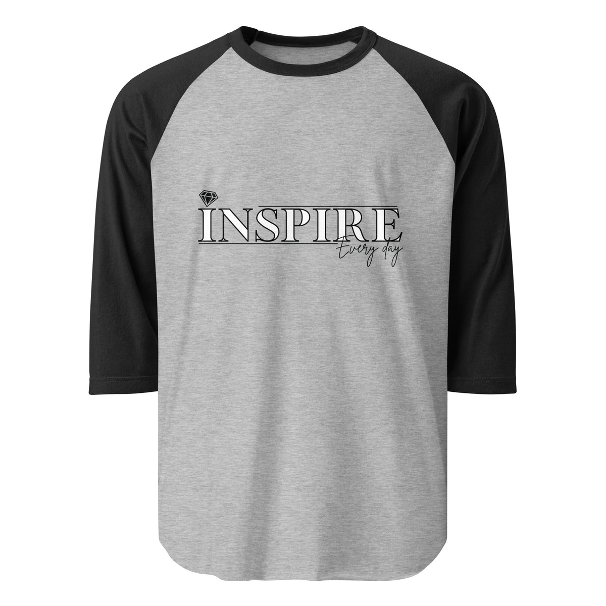 Empower with Style - Inspire Every Day Raglan - - T-shirts