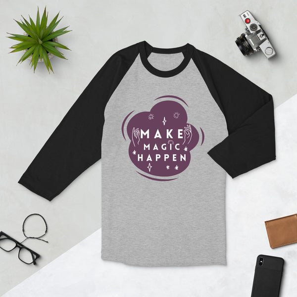 Conjure Your Dreams- Make Magic Happen Shirt - Heather Grey Black - T-shirts