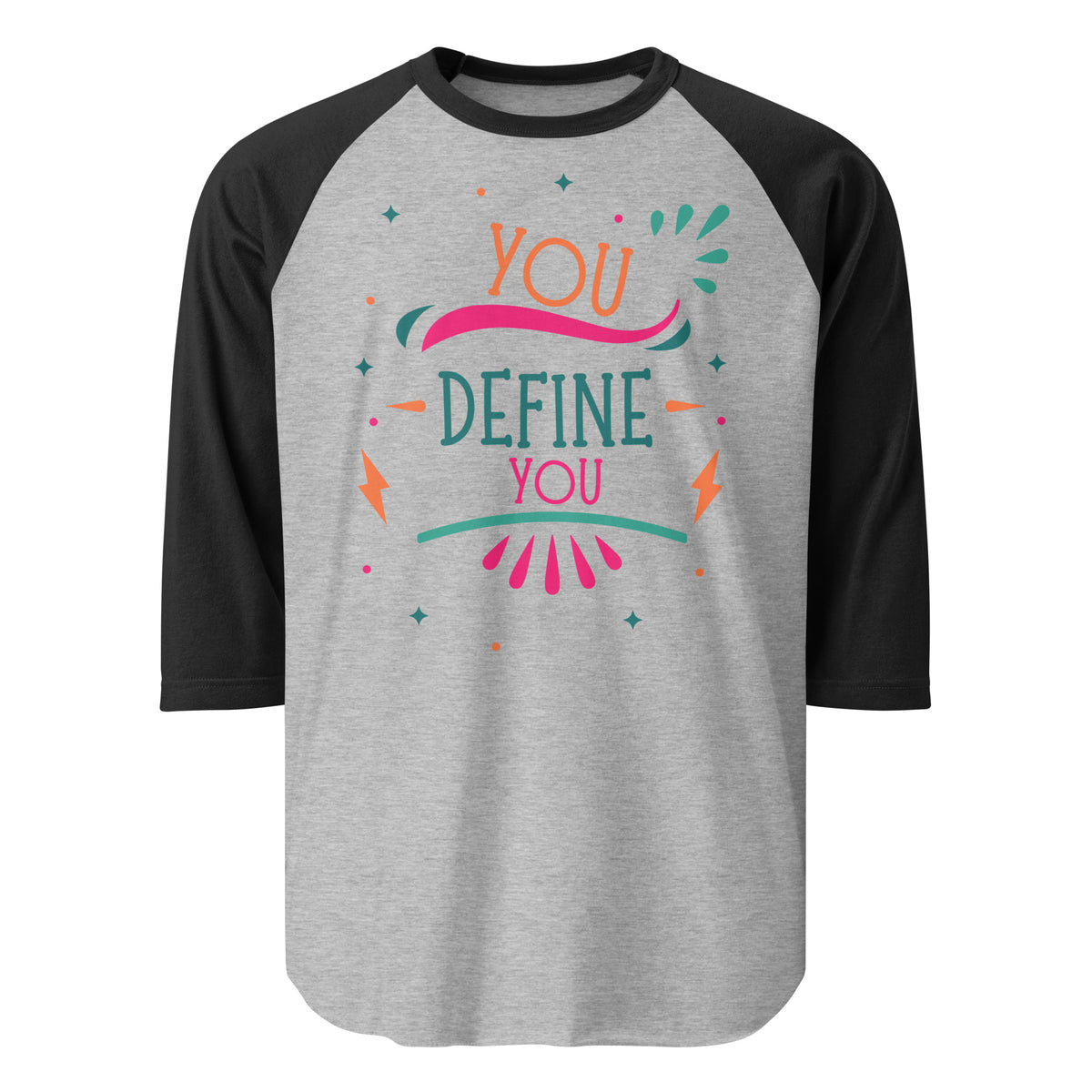 Own Your Identity - YOU DEFINE YOU Raglan Tee - - T.shirts