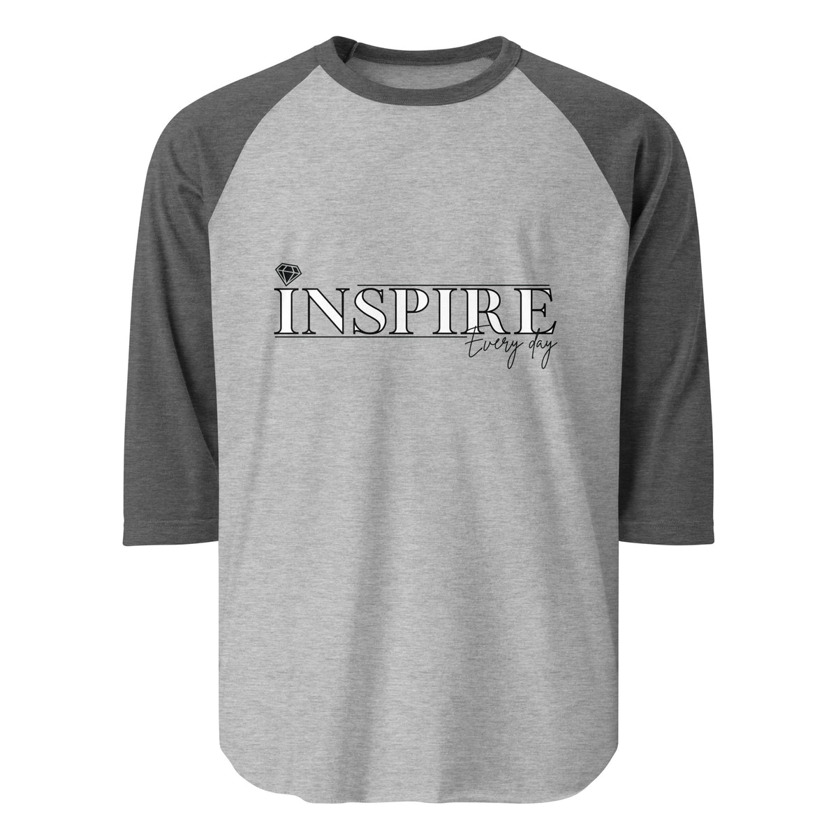 Empower with Style - Inspire Every Day Raglan - - T-shirts