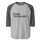 Break Limits - Push Boundaries Motivational Raglan - - T-shirts