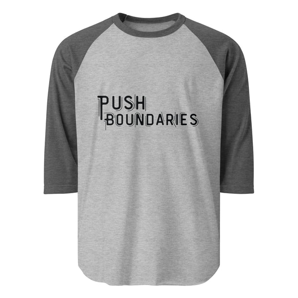 Break Limits - Push Boundaries Motivational Raglan - - T-shirts