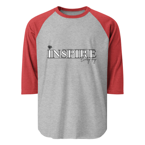 Empower with Style - Inspire Every Day Raglan - - T-shirts