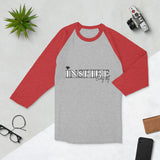 Empower with Style - Inspire Every Day Raglan - Heather Grey Heather Red - T-shirts