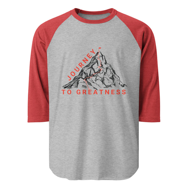 Redefine Your Path - Journey to Greatness Raglan Shirt - - T.shirts