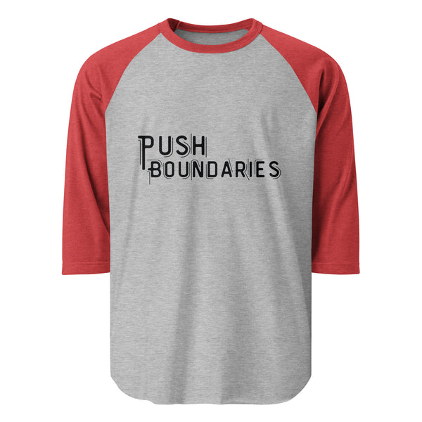 Break Limits - Push Boundaries Motivational Raglan - - T-shirts